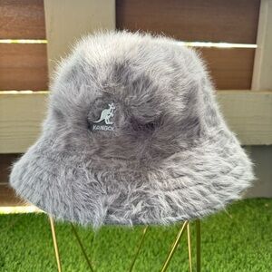 Kangol Furgora Fuzzy Misty Gray Bucket Hat